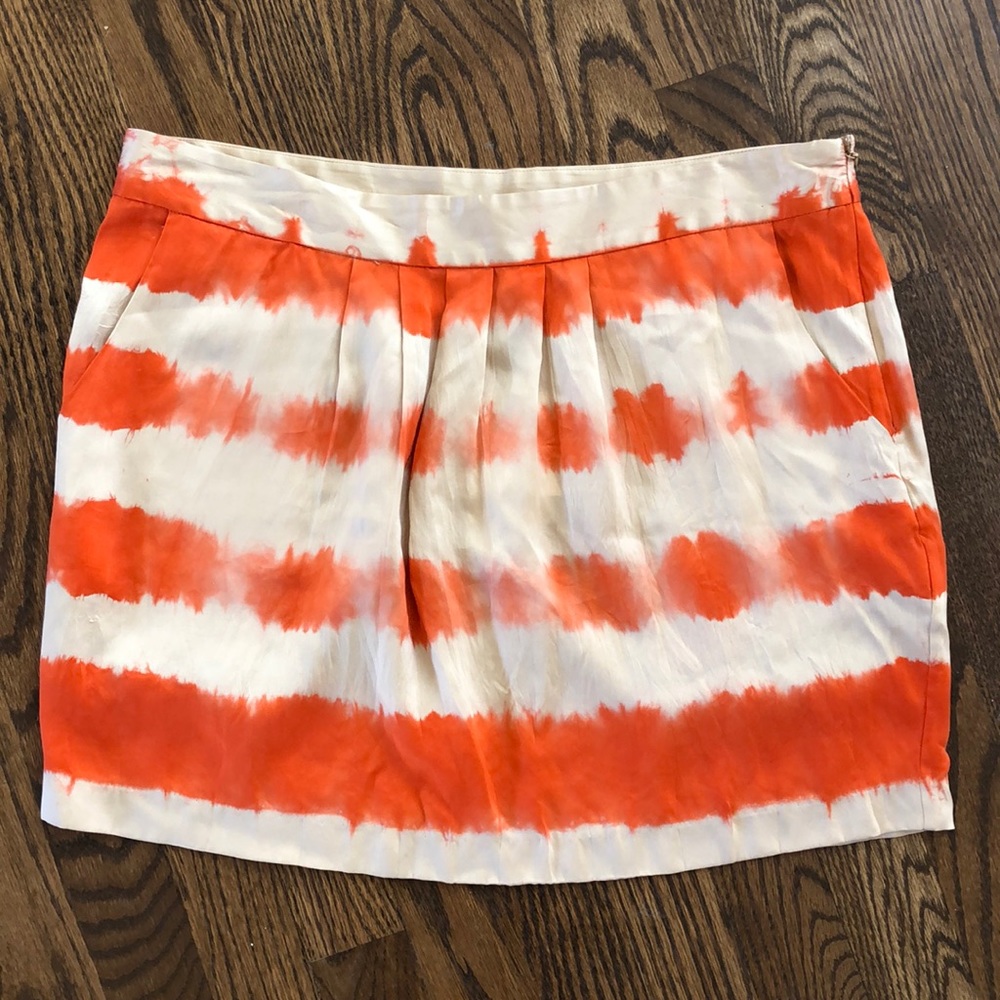 NWT Joie silk tie dye skirt